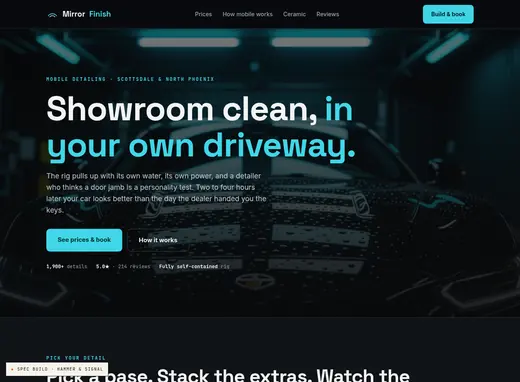 Sample detailers site